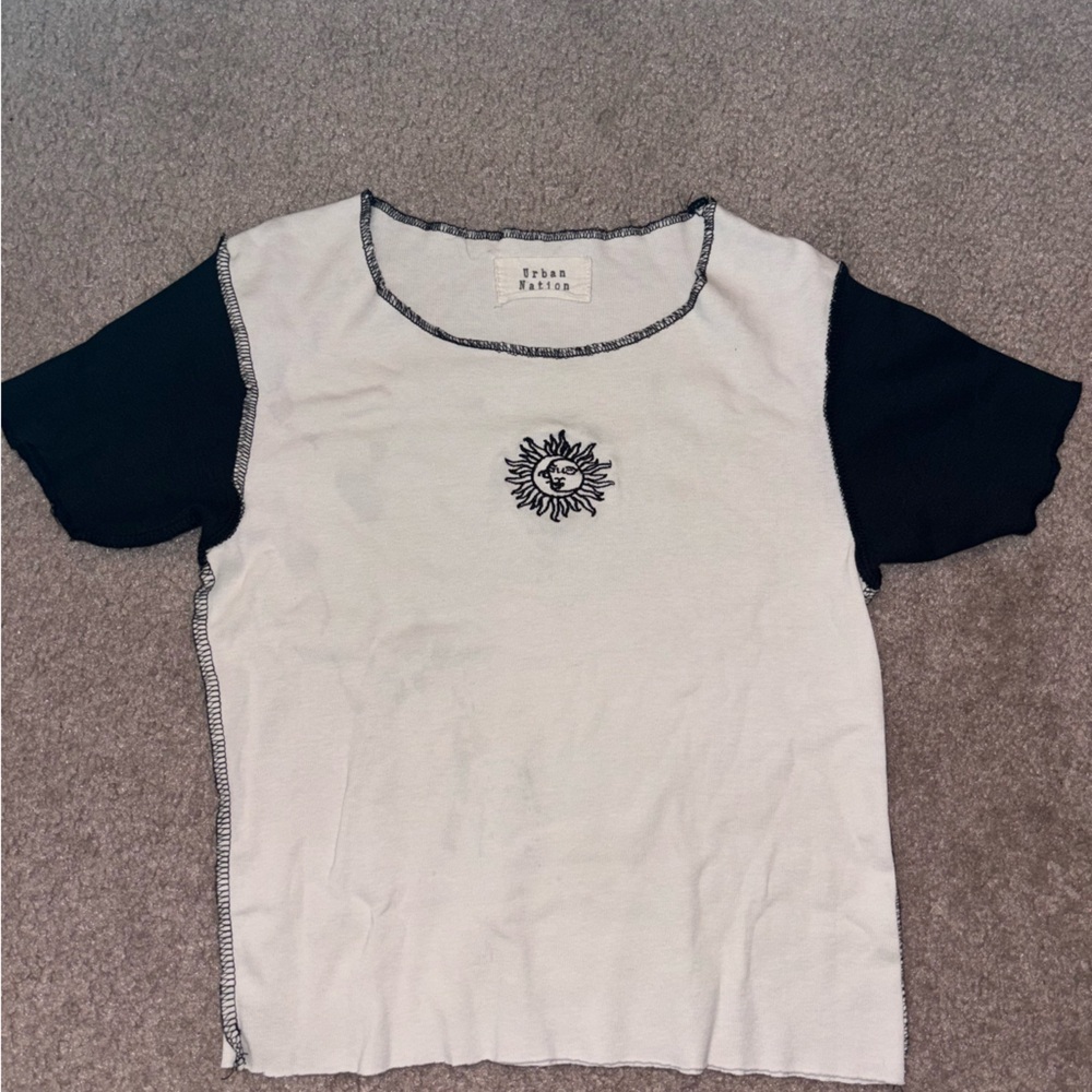 Kids Black and White Graphic Tee